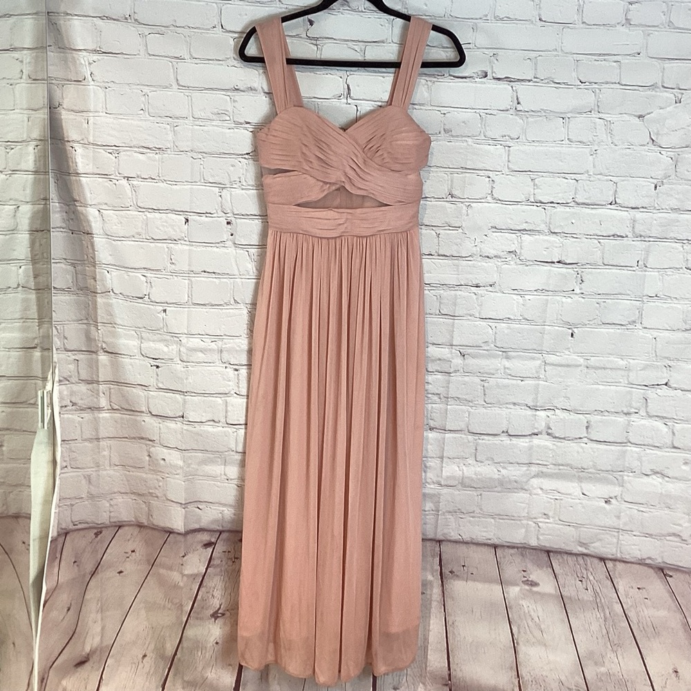 BIRDIE GREY EYLSE MAXI FORMAL DRESS MAUVE ROSE SZ XS - Picture 12 of 13